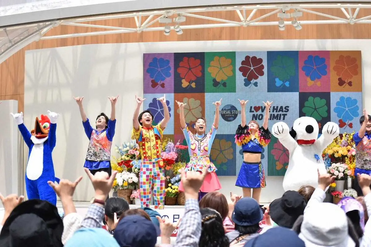 【画像・写真】USJ×万博初コラボ　“ありがとう”の大切さ伝える特別ステージ開催