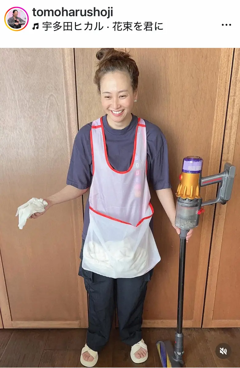 【画像・写真】庄司智春　「ミキティのお掃除スタイル」公開に反響「さすがです」「こんな姿でも女神」「素敵な奥様」