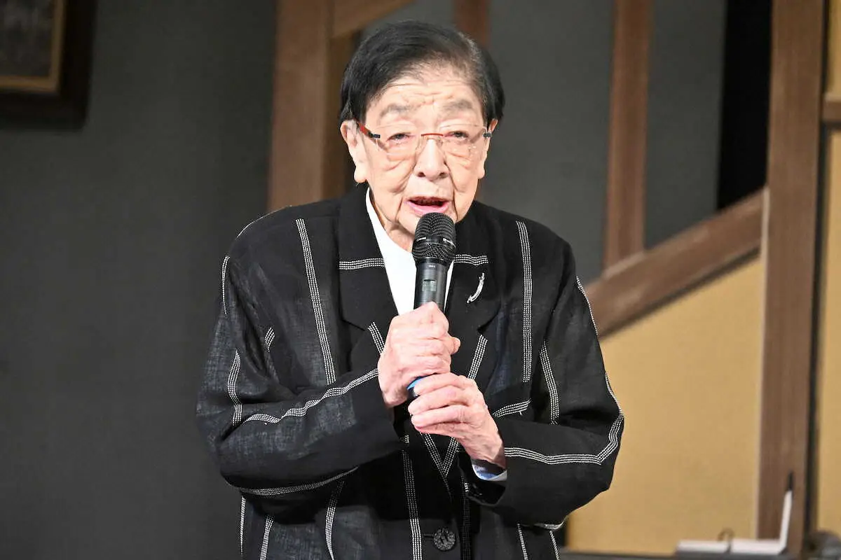 【画像・写真】石井ふく子氏　演出舞台あす開幕　自宅で足をケガ「なんとかご心配かけないように演出したい」