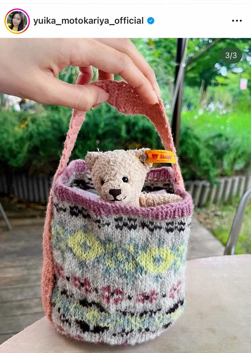 【画像・写真】本仮屋ユイカ　手作りハンドバッグが完成！　フェアアイル柄の出来栄えに絶賛の声「センス感じる」