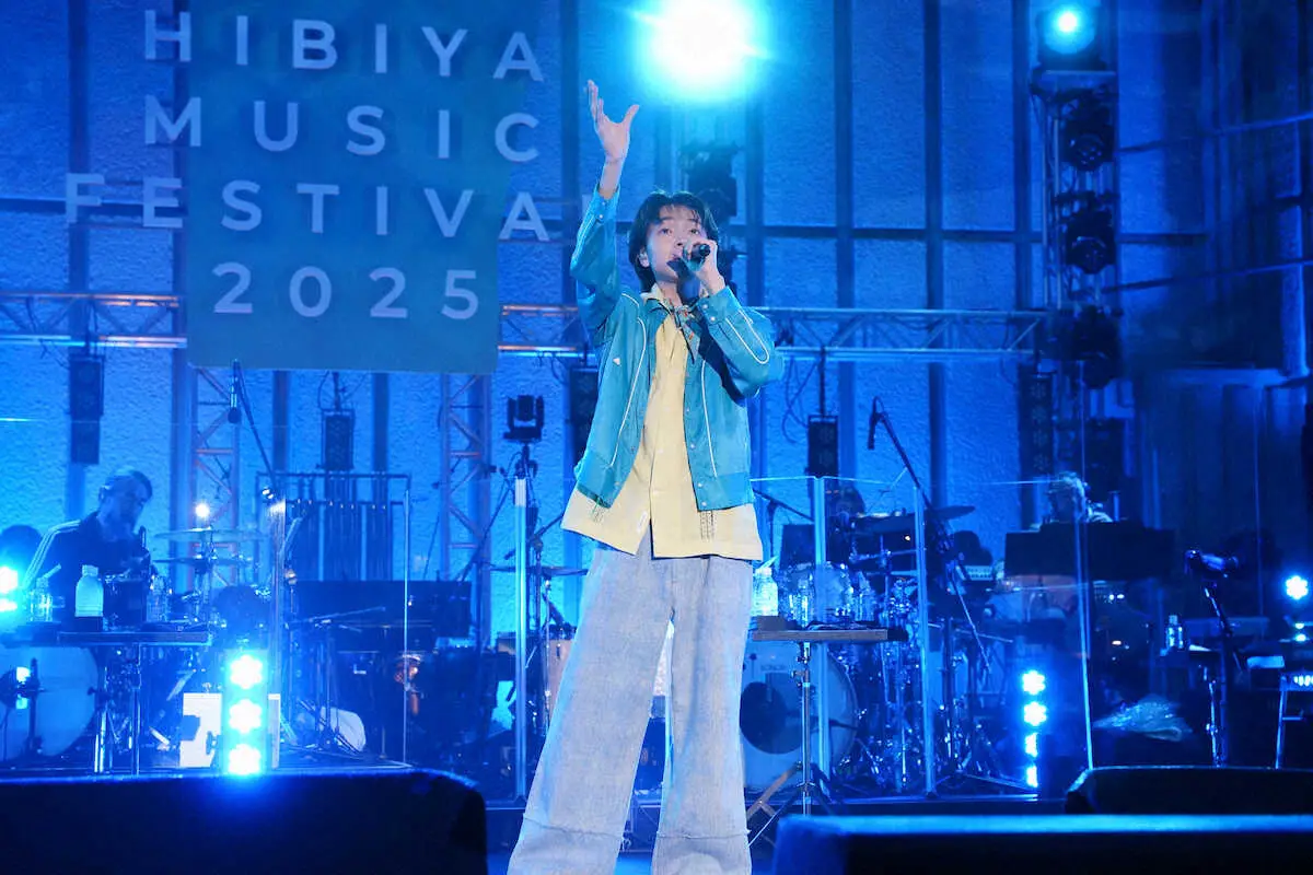 【画像・写真】imase　日比谷音楽祭に出演「野音最高すぎます！」　代表曲「NIGHT　DANCER」など3曲披露