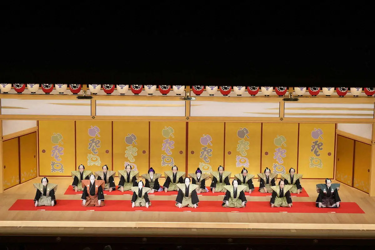 【画像・写真】八代目尾上菊五郎　尾上菊之助と親子で「連獅子」披露　襲名披露興行「六月大歌舞伎」初日