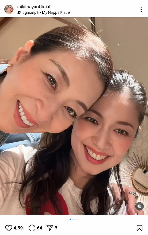 【画像・写真】真矢ミキ「似てきました？」元宝塚トップ娘役の朝ドラ女優との密着2ショにファン歓喜「美人姉妹」「素敵」