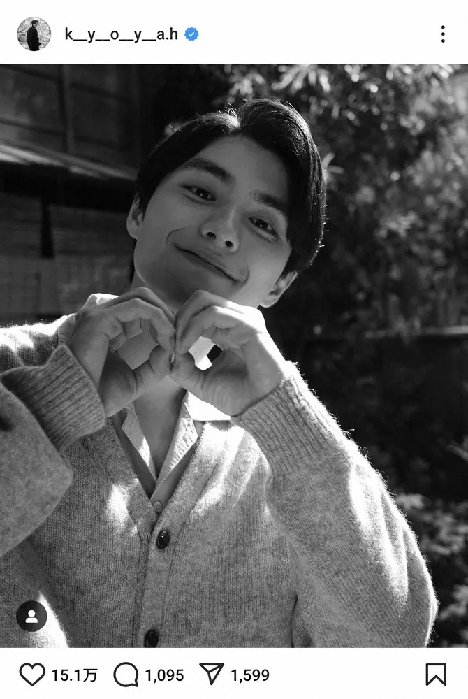 【画像・写真】“瀧昌さま”本田響矢　“愛妻”撮影の“永遠ポーズ”にこやかショットにファンもん絶「尊い可愛い最高」