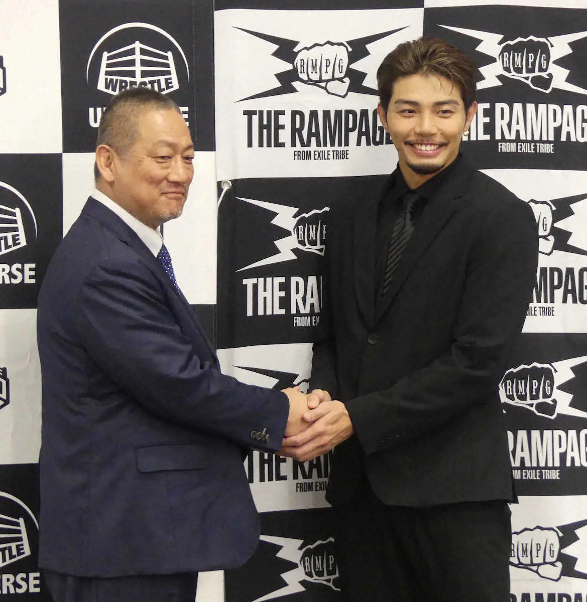【画像・写真】「THE　RAMPAGE」武知海青「いつかはチャンピオンベルトを」プロレス団体DDT入団会見