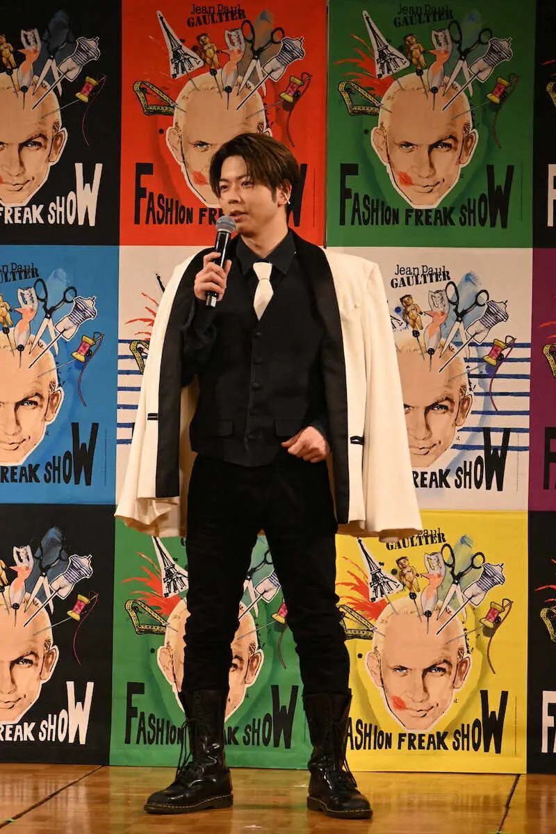 【画像・写真】「NEWS」増田貴久　復帰後初公の場　舞台「ファッションフリークショー」アンバサダーお披露目会見