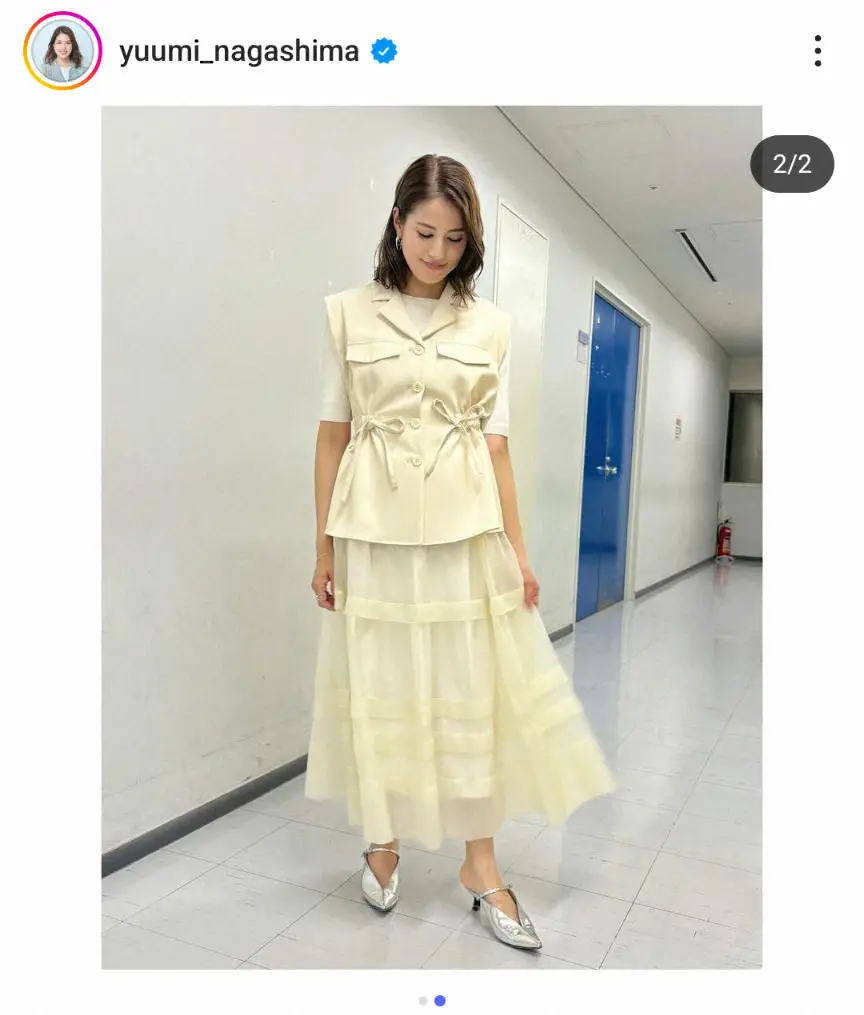 【画像・写真】永島優美アナ、フリー転向後初テレビ出演はTBS系番組「いつも見ていたスタジオはやっぱり可愛かった」