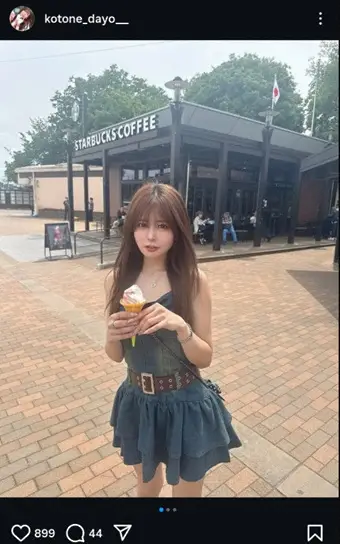 【画像・写真】“デカ盛り№1レースクイーン”水瀬琴音　ミニワンピ夏コーデ披露に「超カワイイ」「めちゃ素敵」