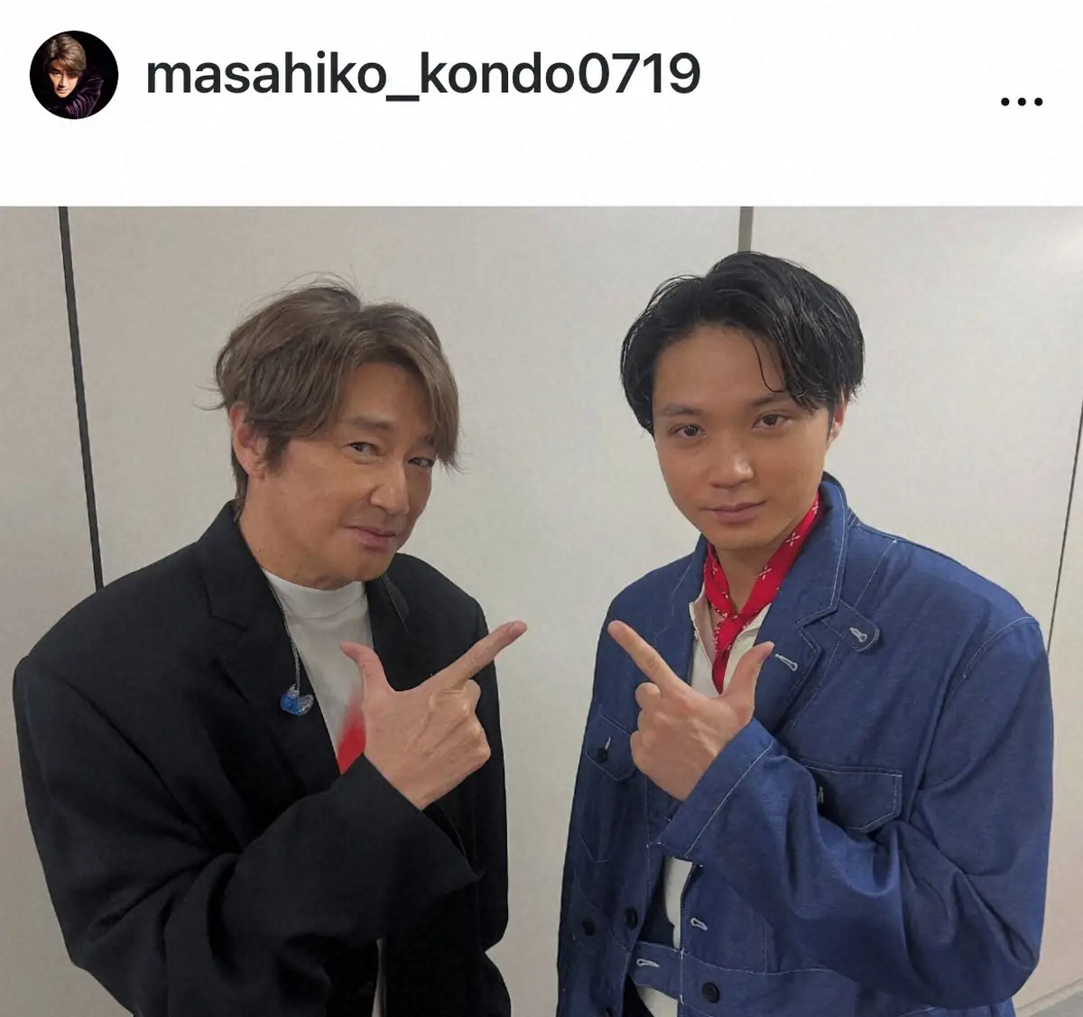 【画像・写真】近藤真彦　「不適切な奴」とのショットに反響「まさかの2ショット」「本物となんちゃって」「最高」