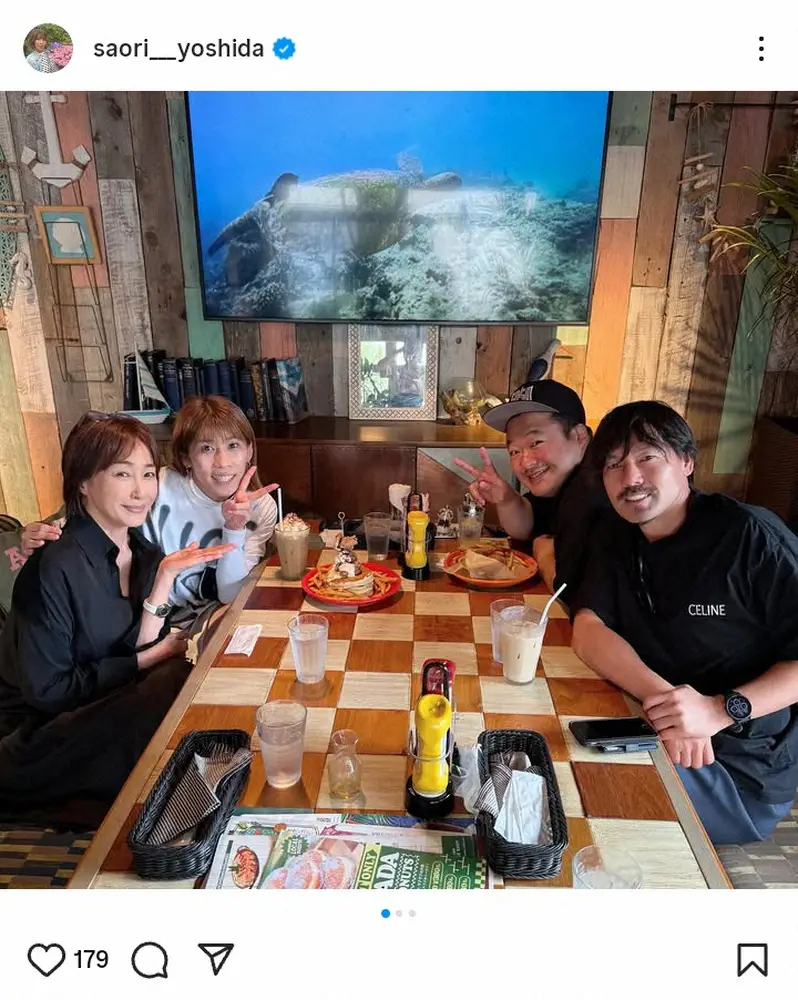 【画像・写真】吉田沙保里さん「ご飯食べよーとお店に入ったら…」人気女優とまさかの相席！「ゴルフ行きましょーね」