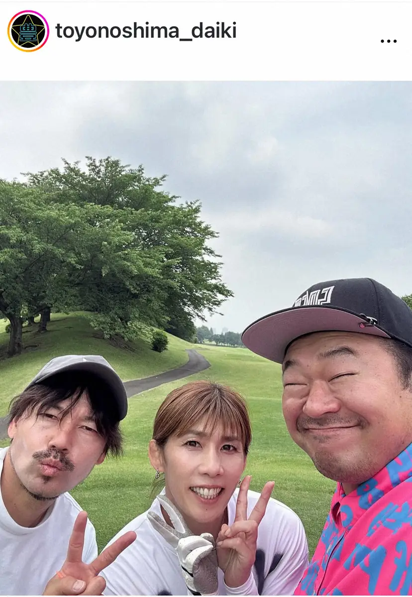 【画像・写真】豊ノ島　アスリート仲間のゴルフでベストスコア更新　ランチでは大物女優とバッタリ「綺麗すぎて食欲が…」