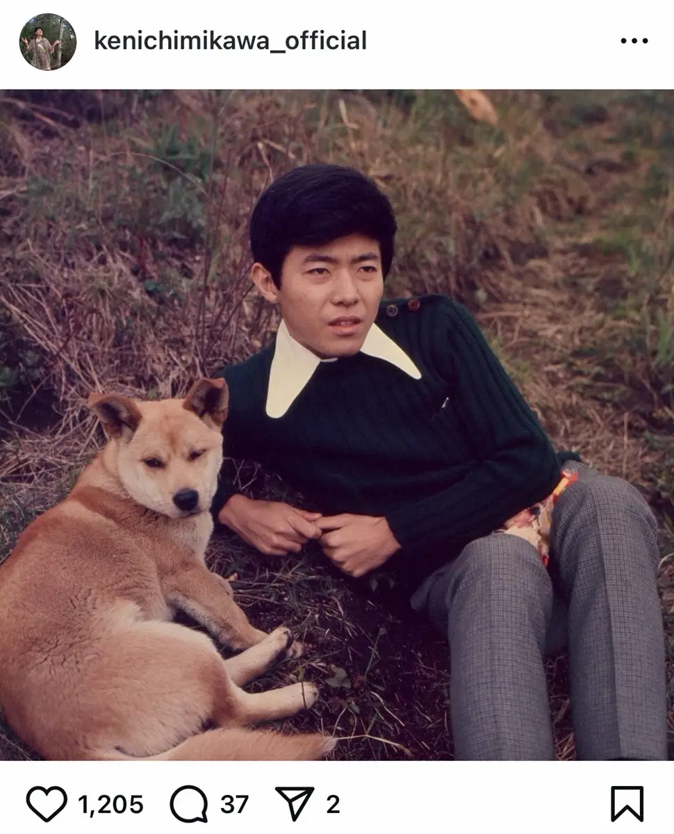 【画像・写真】美川憲一　突如投稿、若き日の写真が大反響「し、渋い」「セクシーメンズ」「ほんとハンサム」