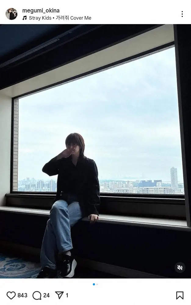 【画像・写真】「娘さん芸能に入ってくる気が」奥菜恵　15歳長女の姿に反響「スタイル良い」「とっても母娘」