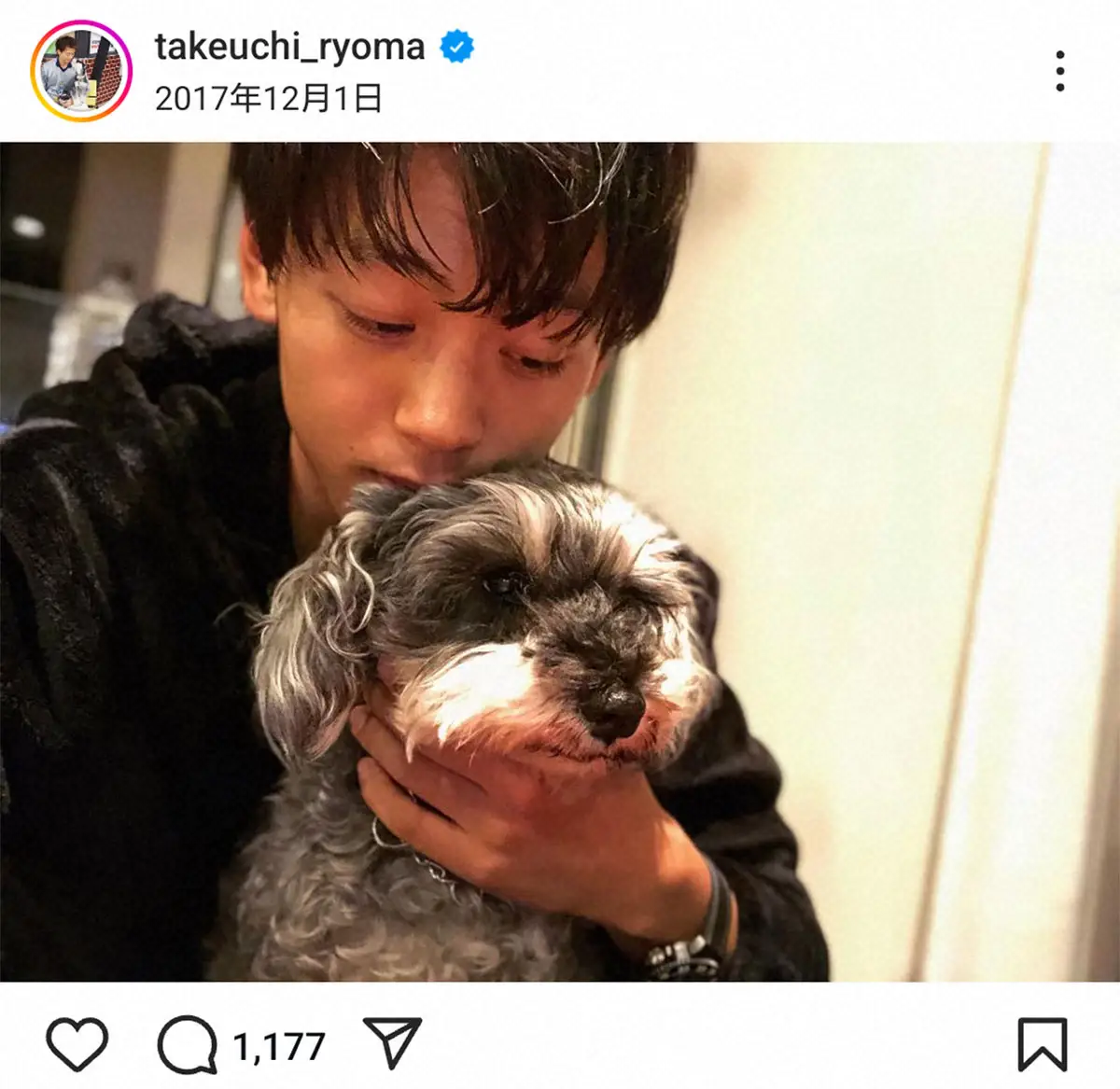 【画像・写真】竹内涼真「僕の家族を紹介します」新たな“家族”にメロメロ「ねっちゃんて呼んでください」