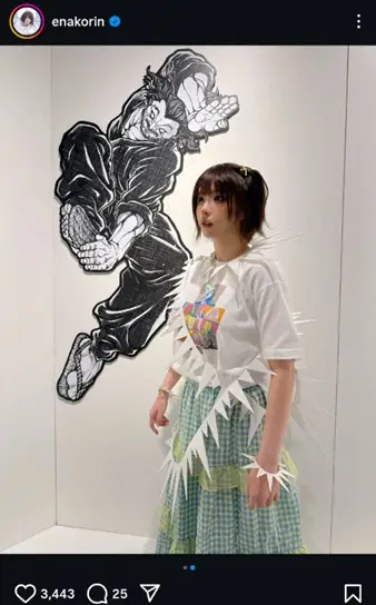 【画像・写真】えなこ　渋川剛気先生との“触れ合い”ショット披露に「美人でアニメも好きって最高」「いい表情！」
