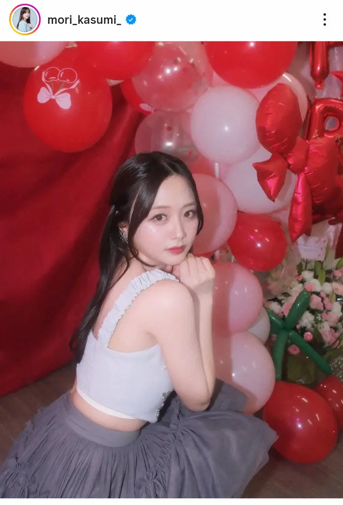 【画像・写真】森香澄　「感謝しかないです」30歳のバースデーショットにファン歓喜「30に見えない」「可愛すぎ」
