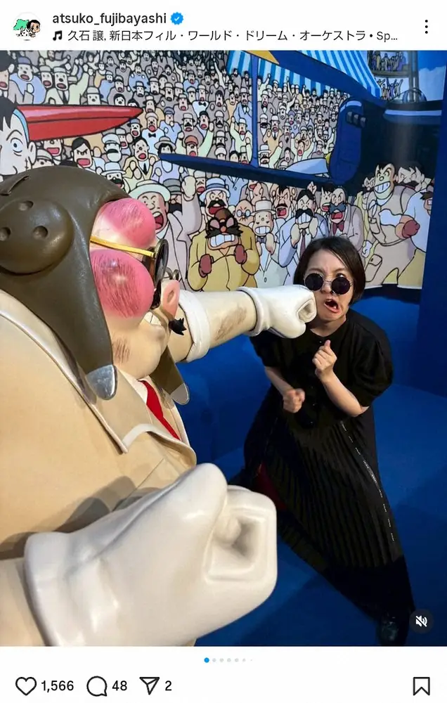 【画像・写真】MBS藤林温子アナ「ジブリの世界観にどっぷり」仲良しのTBS美人アナは“借りぐらしのサエコッティ”