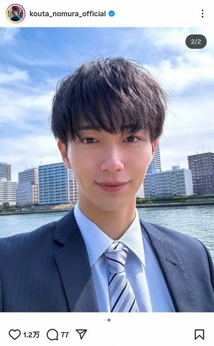 【画像・写真】沢村一樹の21歳次男俳優「新鮮だなと思ったので」　爽やかすぎるスーツ姿にファンもん絶「ビジュ最高」　