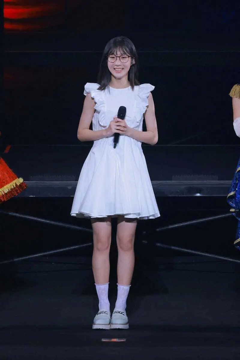 【画像・写真】Juice＝Juice　春ツアー千秋楽で新メンバーお披露目　眼鏡がトレードマークの林仁愛