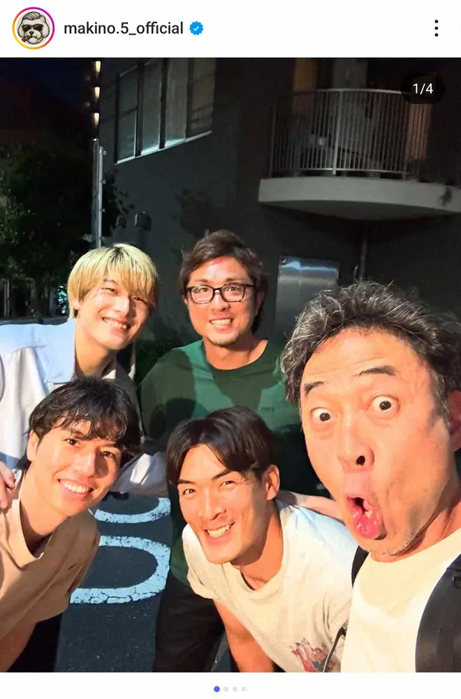 【画像・写真】槙野智章氏　「サッカーの話が尽きないねー」豪華5ショット披露に「何このメンツ」「羨ましい」の声