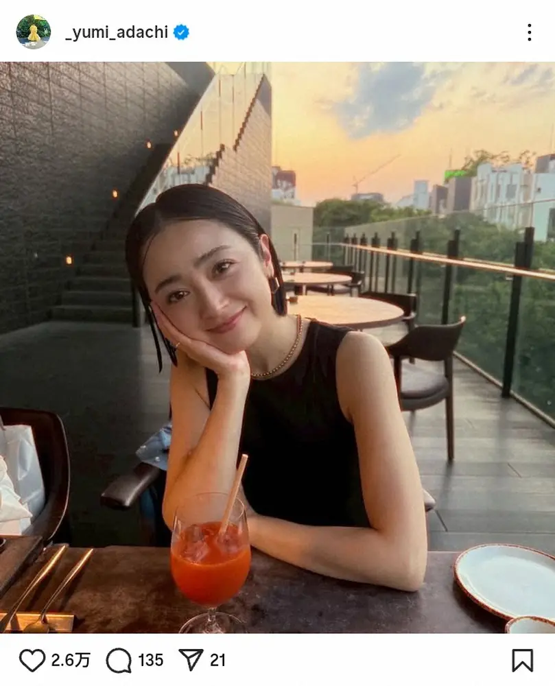 【画像・写真】「なんて可愛い表情！」安達祐実の43歳近影に反響「可愛さ増してる」「ポンキッキの時から全然変わらん」