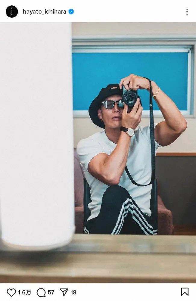 【画像・写真】「所さんこんなムキムキだったっけ？」市原隼人の自撮り写真が話題「所ジョージさんかと」「おれも」