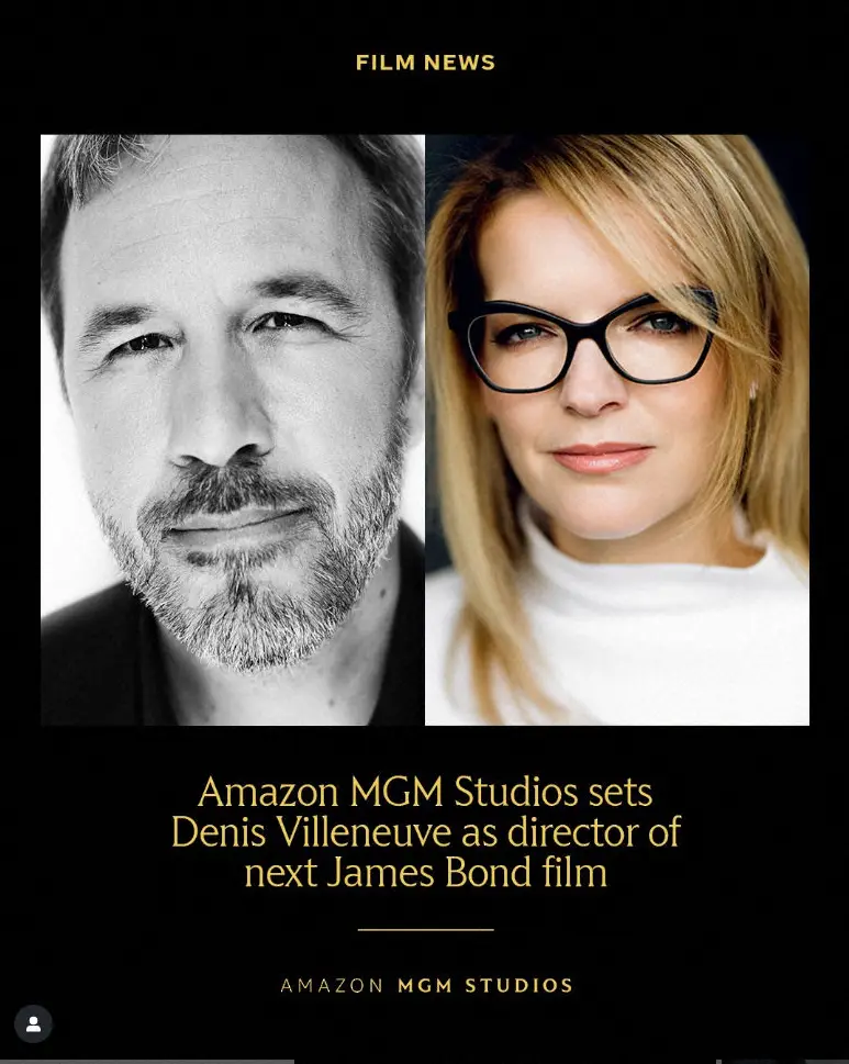 【画像・写真】「007」シリーズ最新作の監督がついに決定！「デューン」などのドゥニ・ヴィルヌーヴ氏が担当