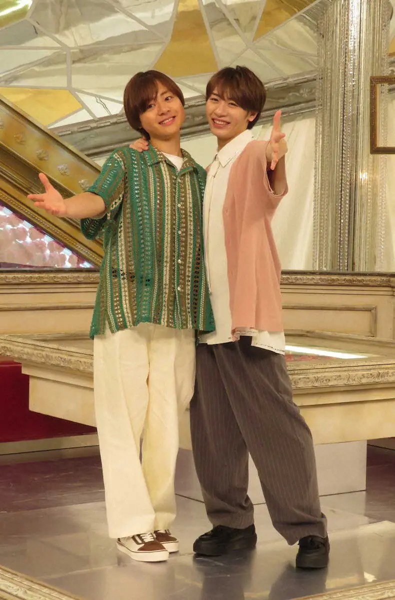 【画像・写真】「ピーチケパーチケ」にレギュラー出演が決まり飛躍を誓う（左から）AmBitious岡佑吏、浦陸斗
