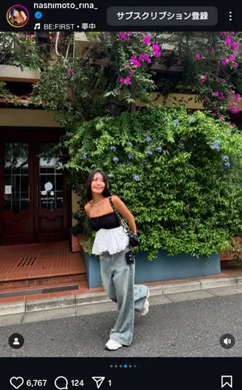 【画像・写真】橋本梨菜　新ヘアカラー＆前髪復活ショット公開に「めっちゃかわいい」「真似して黒髪にしたい」