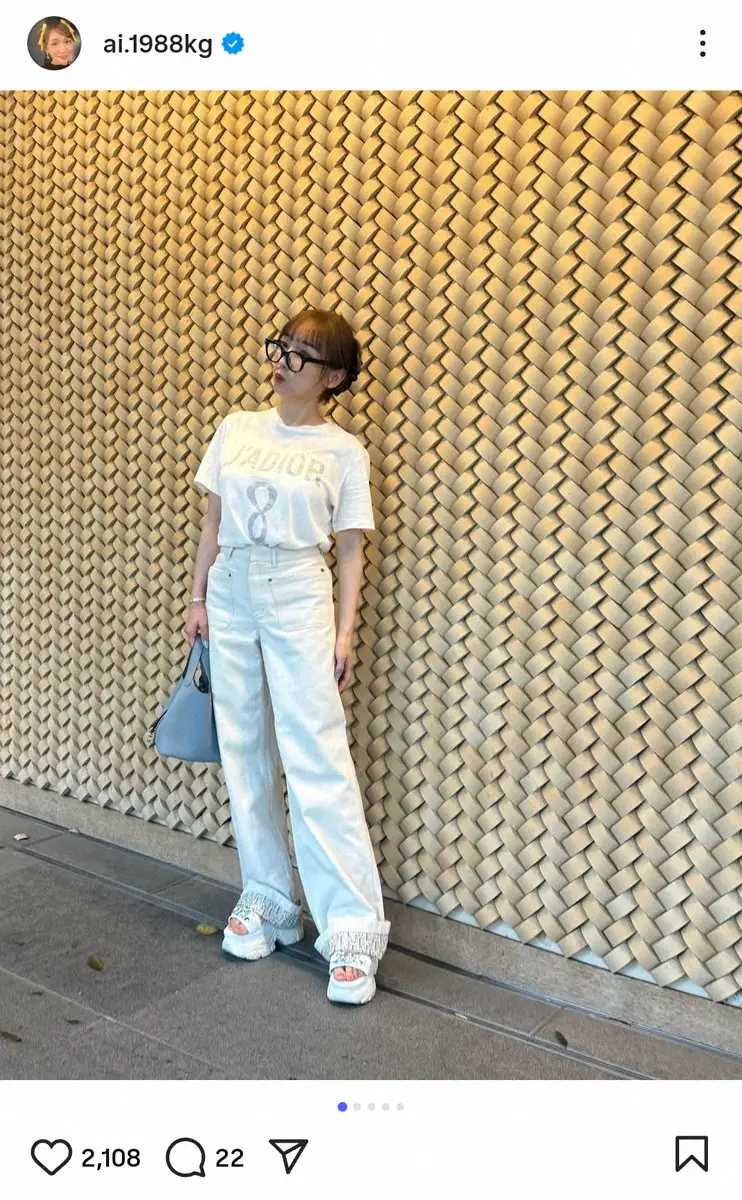 【画像・写真】加護亜依　長女の13歳誕生日を報告「いつも元気をありがとう」さわやかカジュアルコーデも披露