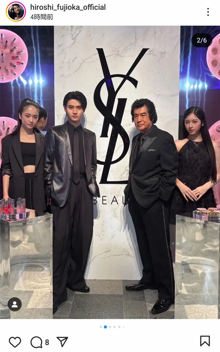 【画像・写真】藤岡弘、公式インスタグラム（＠hiroshi_fujioka_official）から