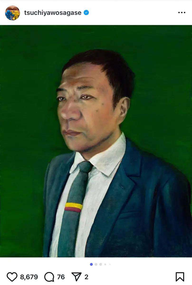 【画像・写真】ナイツ土屋　昨年から美術学校に通っていることを改めて報告　相方・塙の肖像画も披露＆解説「漫才中の…」