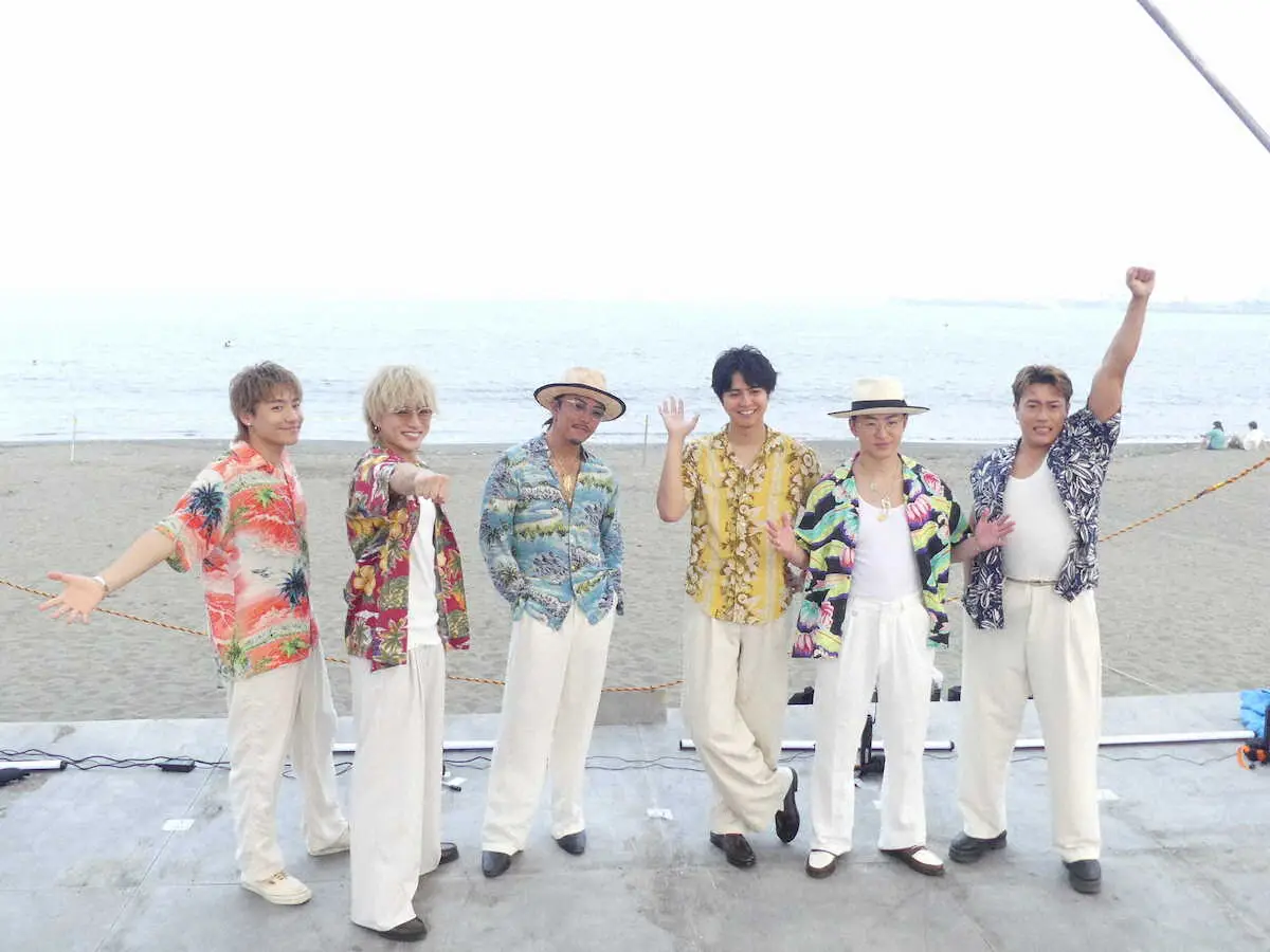 【画像・写真】GENERATIONS　13年ぶり海岸でイベント　6カ月連続リリース大トリは数原「ワイワイした曲」