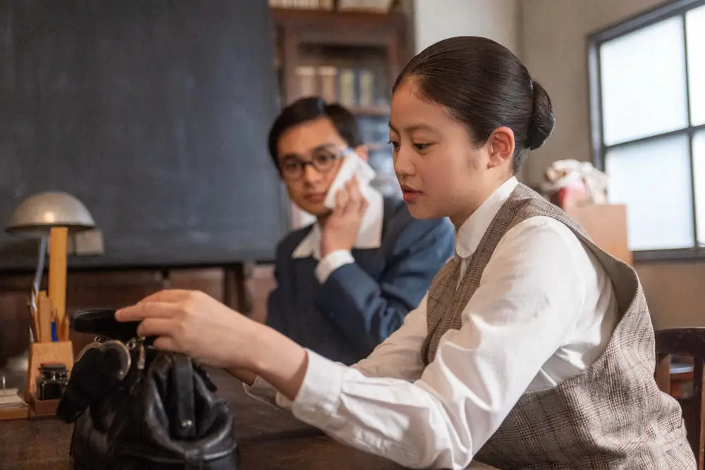 【画像・写真】連続テレビ小説「あんぱん」第73話。若松のぶ（今田美桜）は「またやってしもうた…」（C）NHK