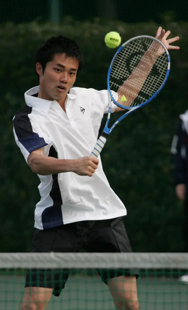 【画像・写真】杉村太蔵　“ガチ”で4強！テニス「毎トー」ダブルスで4強入り、きょう午後に45歳以上ダブルス準決勝