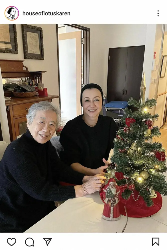 【画像・写真】桐島かれん　「10年以上前にアルツハイマー」発症の88歳母・桐島洋子氏の近況「普通のおばあちゃんに」