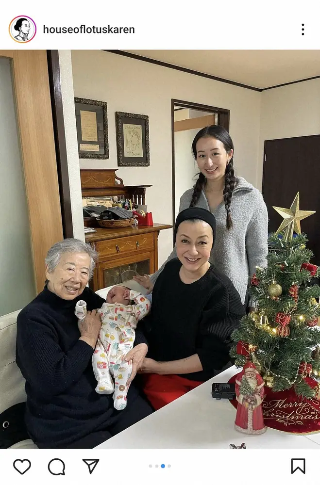 【画像・写真】60歳の桐島かれん　長女が2年前に男児を出産　産後は手伝いも　88歳の母・桐島洋子氏は曽祖母に