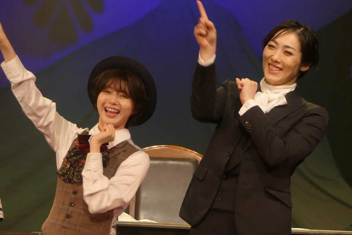 【画像・写真】鳳恵弥　市川美織と「ニコイチ」　舞台「シーボルト父子伝～蒼い目のサムライ～」公開稽古