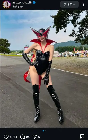 【画像・写真】波崎天結　ドロンジョ・コスプレ披露に「めっちゃスタイル良いー！」「御仕置きだべ～」「似合う」