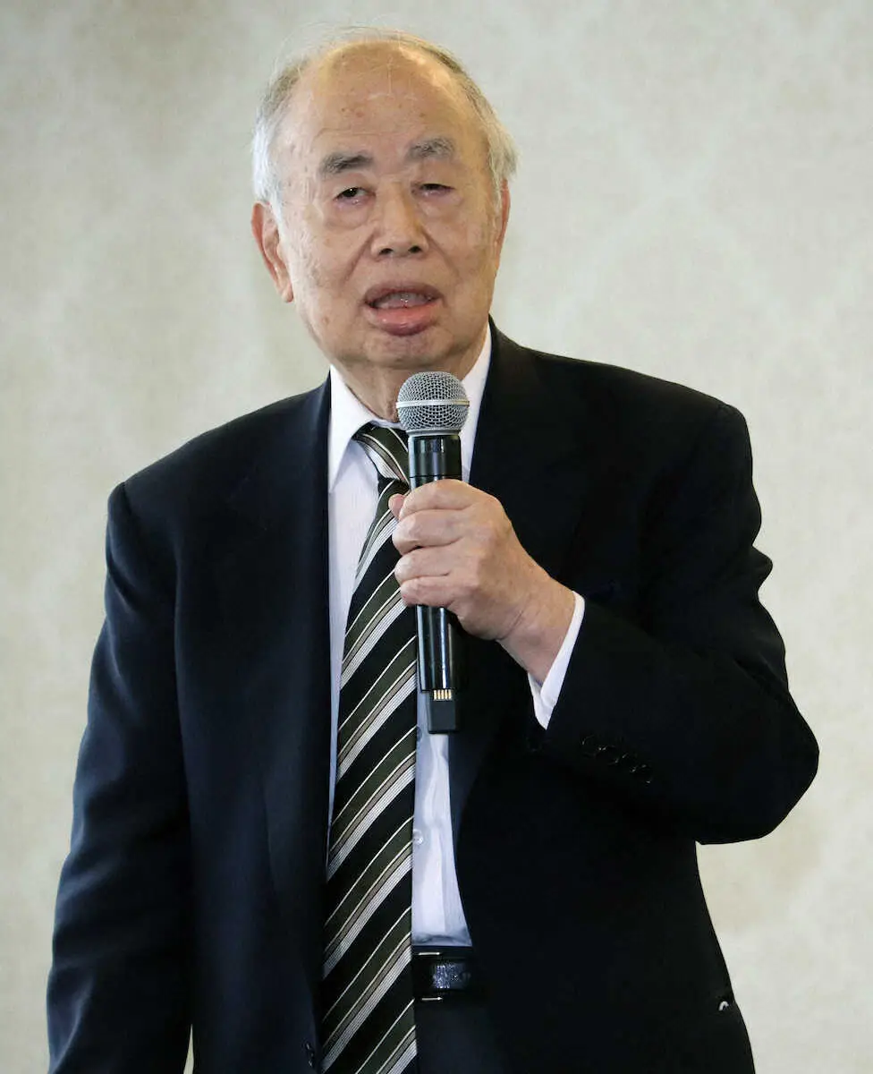 【画像・写真】日中国際アニメ映画祭の記者発表に出席した角川歴彦氏