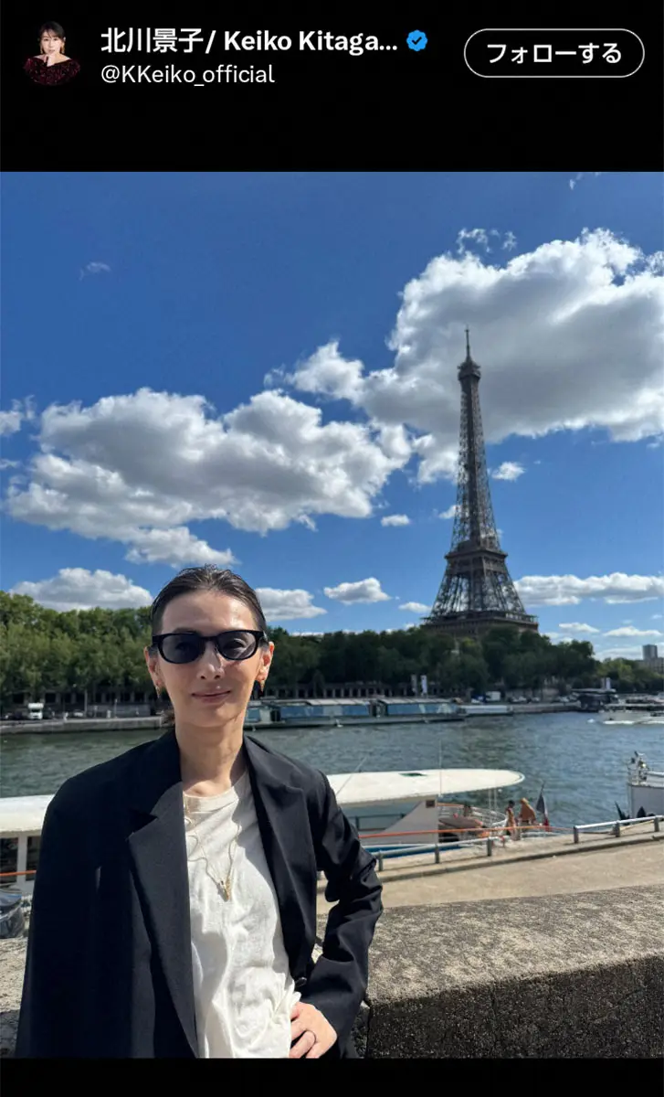 【画像・写真】北川景子の公式X（@ Keiko Kitagawa)から