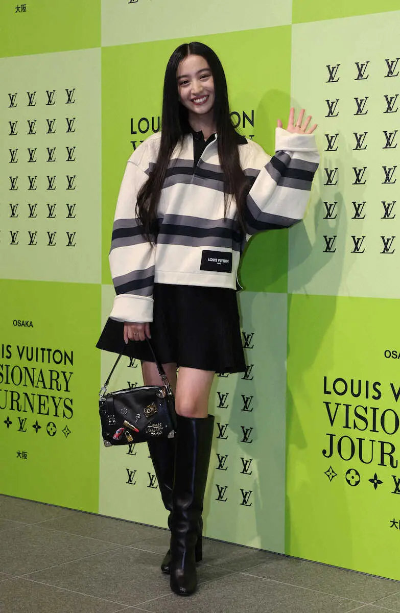 【画像・写真】広瀬すず　今夏挑戦したいのは「流しそうめん」　ルイ・ヴィトン展開幕セレモニー