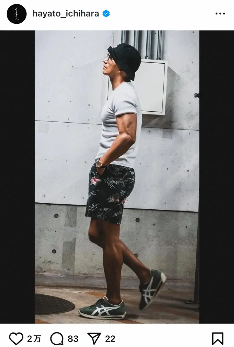 【画像・写真】市原隼人　別人級最新Sにファン衝撃「腕と胸板と、、」「筋肉美」「素晴らしいビジュ」