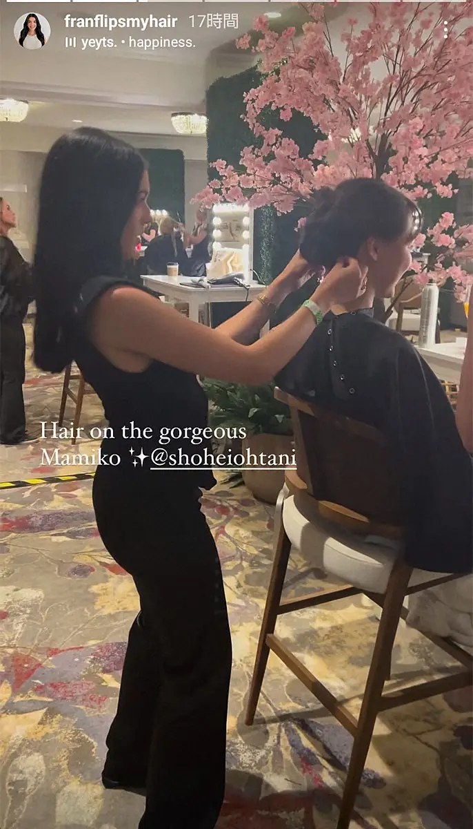 【画像・写真】フランチェスカ・ブラネセビッチさんインスタグラム（@franflipsmyhair）から