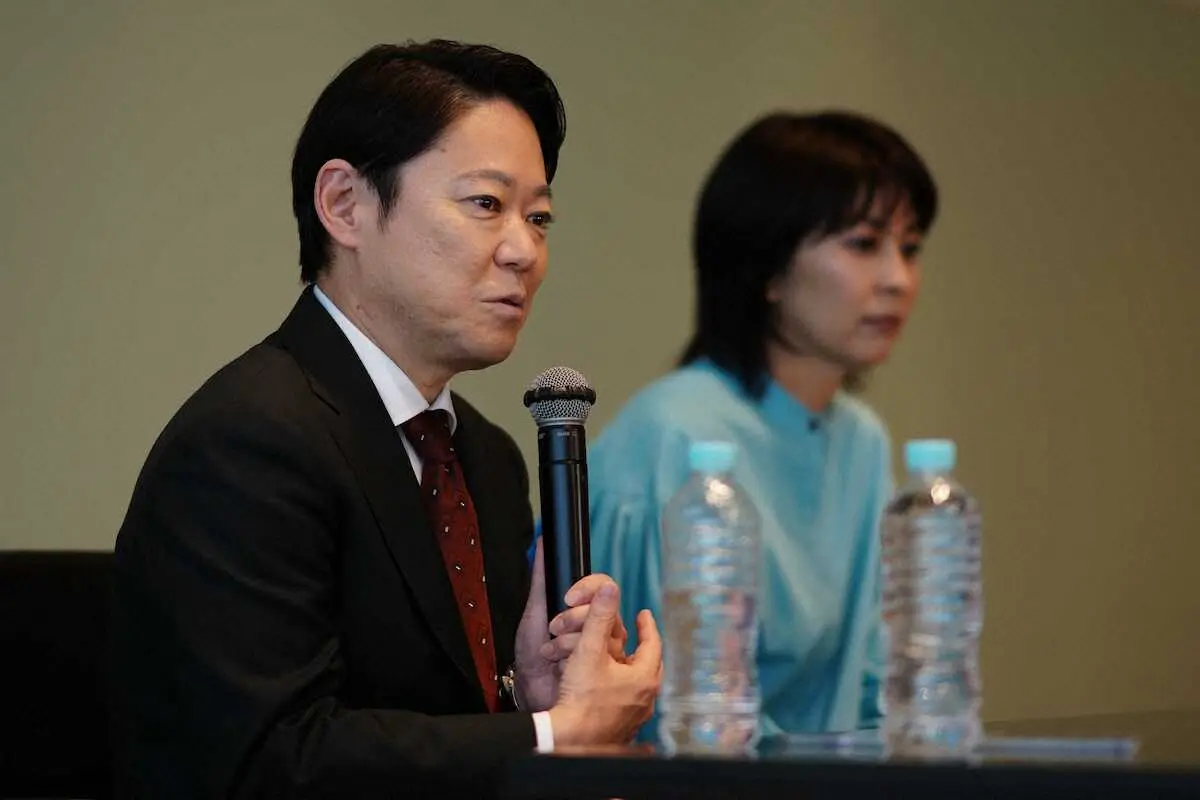 【画像・写真】阿部サダヲ　松たか子の好きなところは「顔、声…全部です」　松は「悪い目をしているところ」