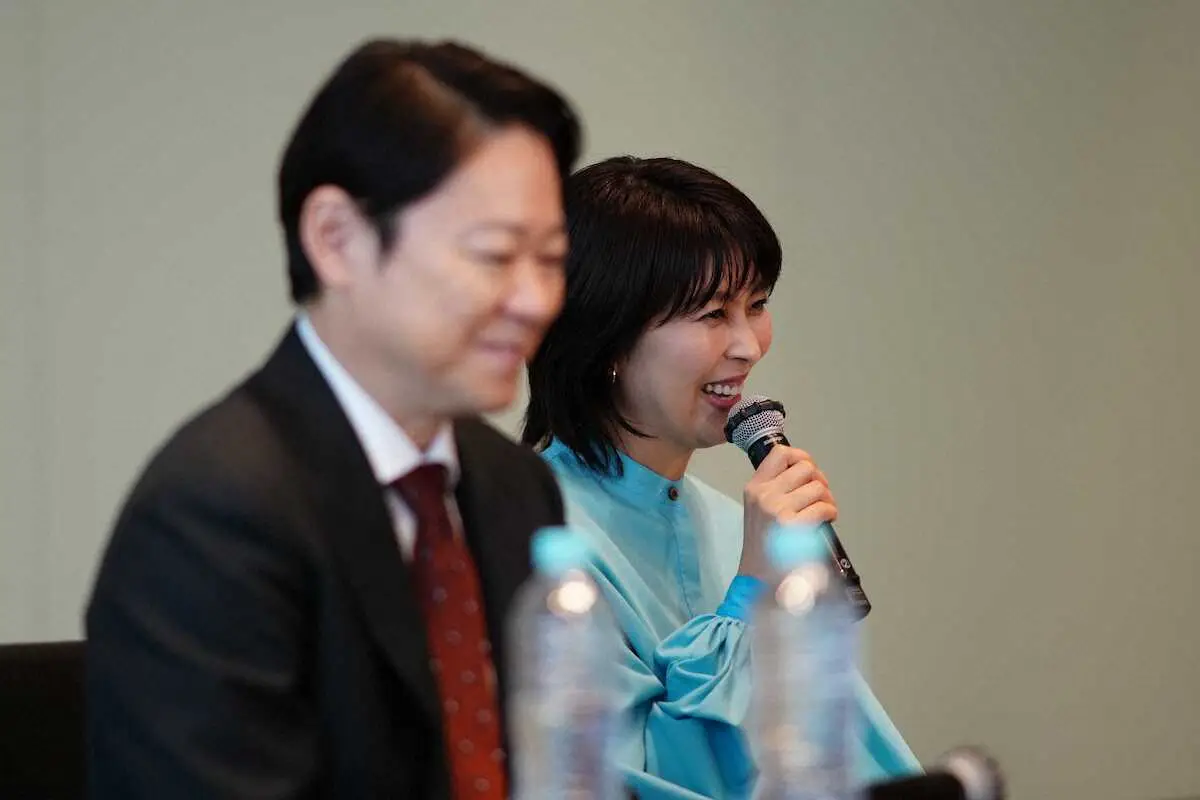 【画像・写真】松たか子　約10年ぶり夫婦役の阿部サダヲに感謝「阿部さんだから一緒に頑張れた」　「しあわせな結婚」