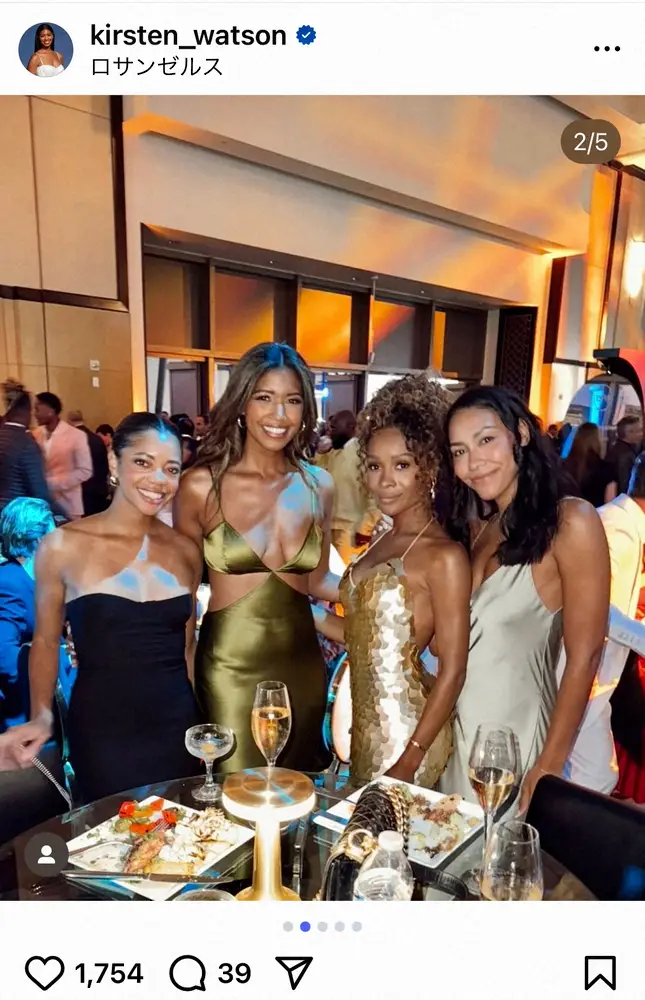 【画像・写真】「美女すぎる！」ドジャース専属リポーター・ワトソンさんゴージャスドレス姿で授賞式参加「健康美で素敵」