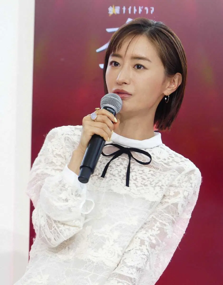 【画像・写真】松本まりか　ストップの声もなんの「40歳、セーラー服を着ました！」　テレ朝ドラマ「奪い愛、真夏」会見