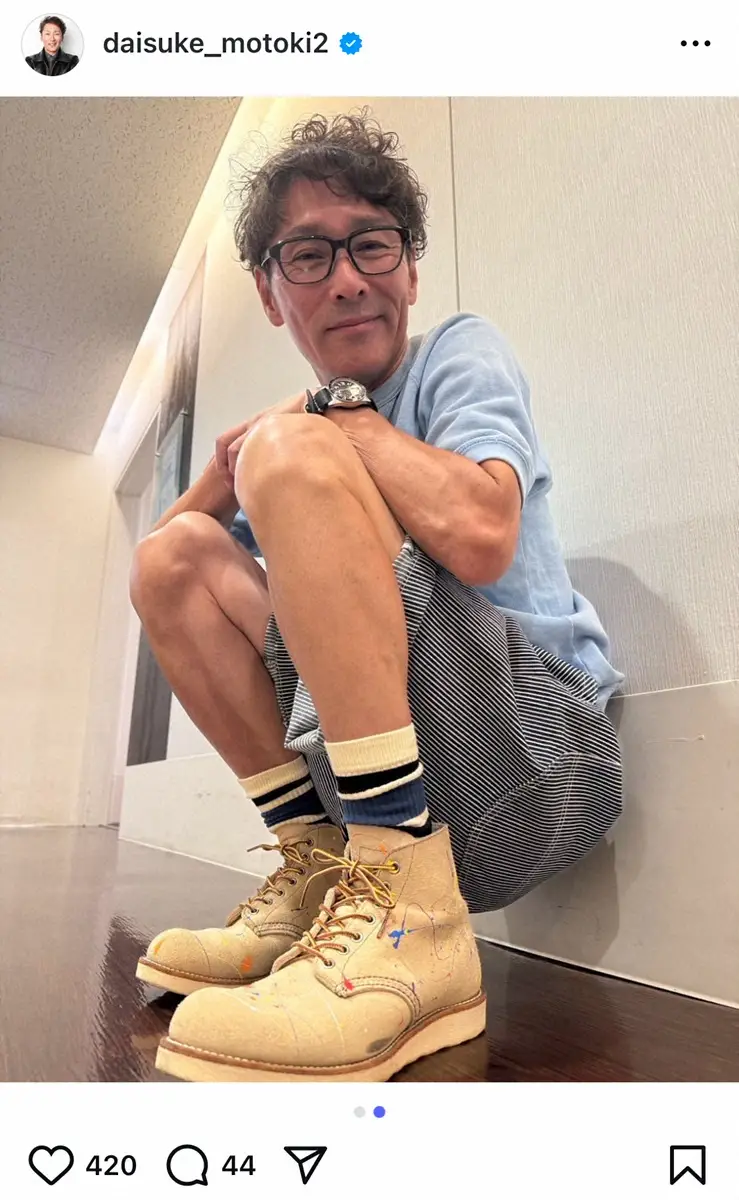 【画像・写真】激ヤセ話題の元木大介氏　短パン私服披露「脚…細っっ」「美脚すぎる」と話題に