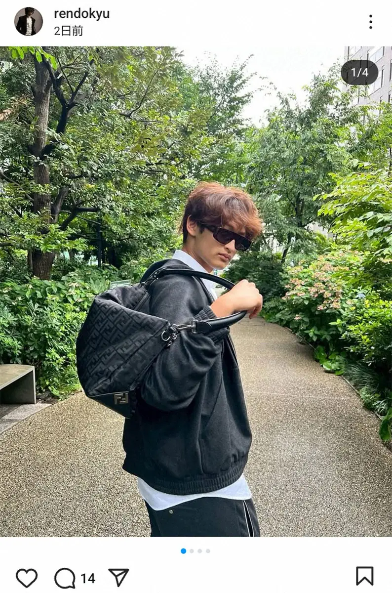 【画像・写真】道休蓮オフィシャルインスタグラム（rendokyuofficial）から